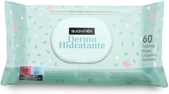 Suavinex Μωρομάντηλα χωρίς Οινόπνευμα & Parabens 60τμχ