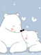 Kinderposter Happy Bears 50x40cm