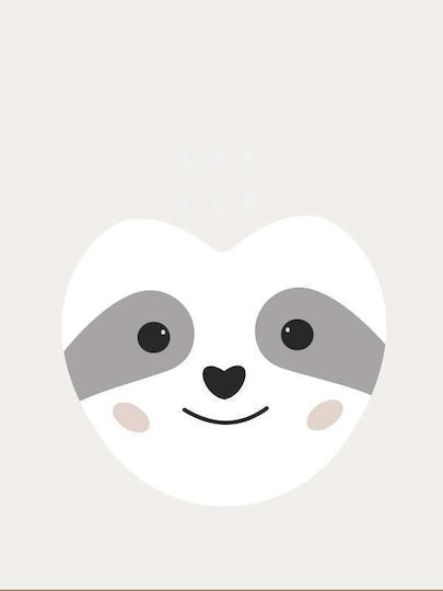 Kids Poster Raccoon 50x40cm