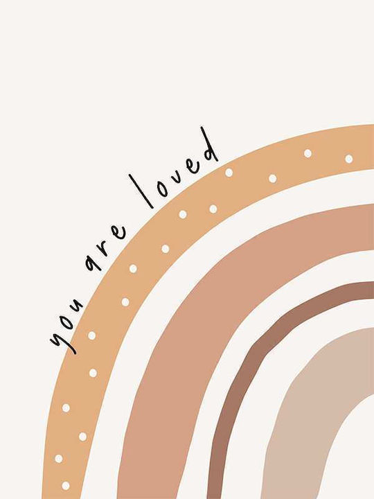 Kids Poster You Are Loved 50x40cm