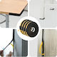 vidaXL Adhesive Foam Tape Black 5m x 20mm 4 Pieces 8721364729742