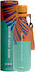 Eau Lala Stainless Steel Thermos Bottle BPA Free 500ml Orange with Handle