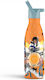Cool Bottles Thermos Bottle Stainless Steel 350ml MUSIC BEAT Orange With Straw And Handle