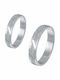 Ioannis Kosmima Set Wedding Rings from 9K White Gold