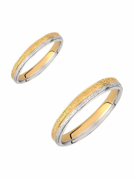 Ioannis Kosmima Bicolor Eheringe Set 9K