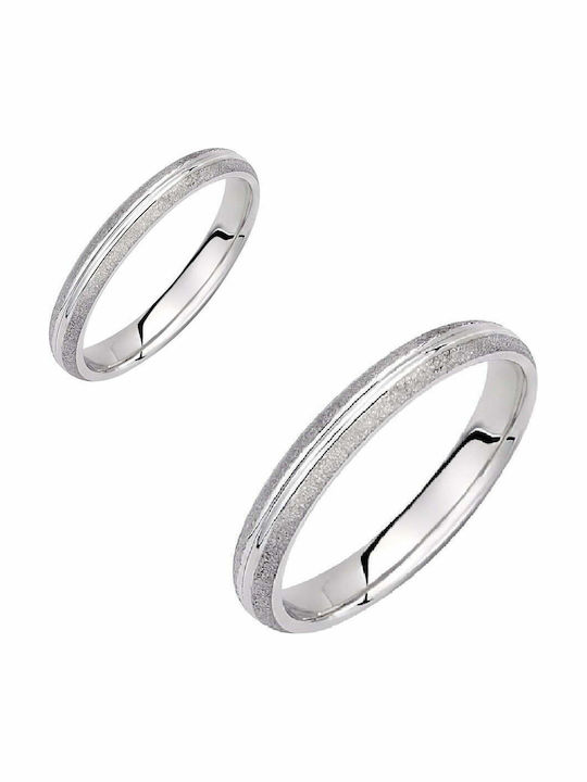 Ioannis Kosmima Set Wedding Rings from 9K White Gold