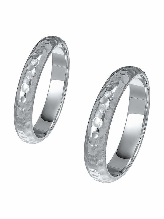 Ioannis Kosmima Set Wedding Rings from 9K White Gold