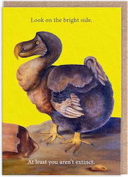 Bright Side Dodo Поздравителна Картичка By Natural History Museum Ohh Deer