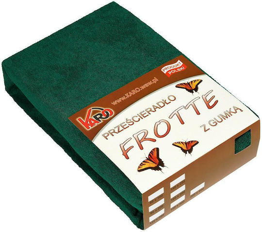 Karo Protecție Husa Saltea Single Echipată Verde 80x200cm