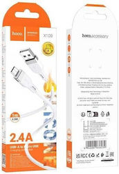 Hoco Regular USB 2.0 σε micro USB 1m Λευκό Hoco Regular USB 2.0 σε micro USB 1m Λευκό
