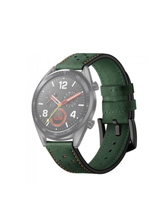 Curea Din Piele Naturală Amazfit Bip 6 46mm Verde