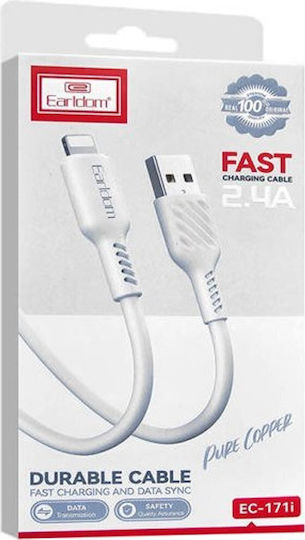 Earldom USB-A Zu Lightning Kabel Schwarz 1m EC-171I