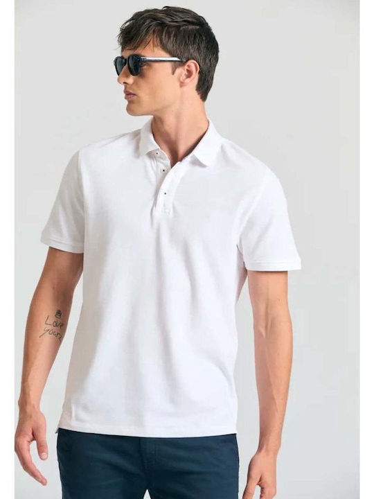 Garage Fifty5 Polo Μπλούζα Λευκή