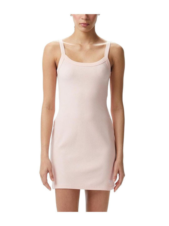 Summer Mini Slip Dress Pink V6GK11K3181 G67B