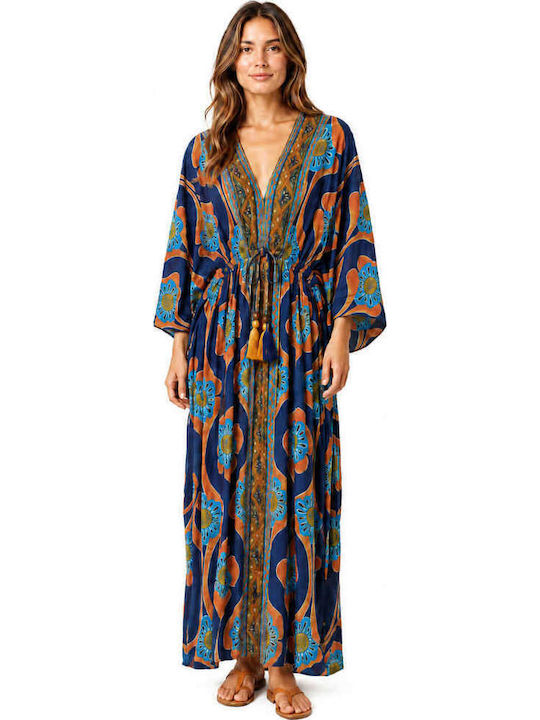 Summer Maxi Dress Dark Blue