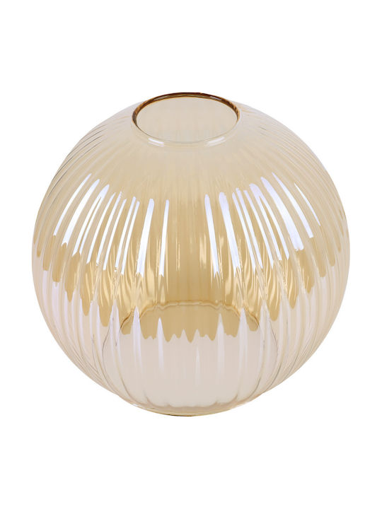 Riffle Honey Glass Shade Small Ball 14cm