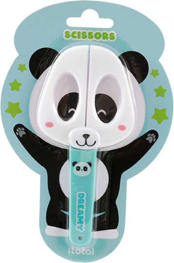 Παιδικό Ψαλίδι Θήκη I-total Panda 14cm Xl3136