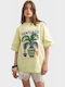 Γυναικείο Oversized T-shirt Lime