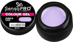 Gel Uv Colorat Violet Ploaie 5ml Sensopro Milano