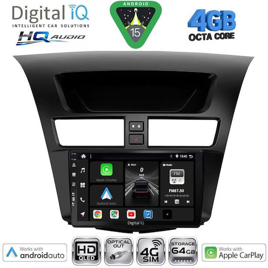 Digital IQ Ηχοσύστημα Αυτοκινήτου για Mazda BT-50 2012-2019 (Bluetooth/USB/WiFi/GPS/Apple-Carplay/Android-Auto) με Οθόνη Αφής 9"