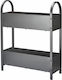 HowHomely Metal Gray Plant Stand