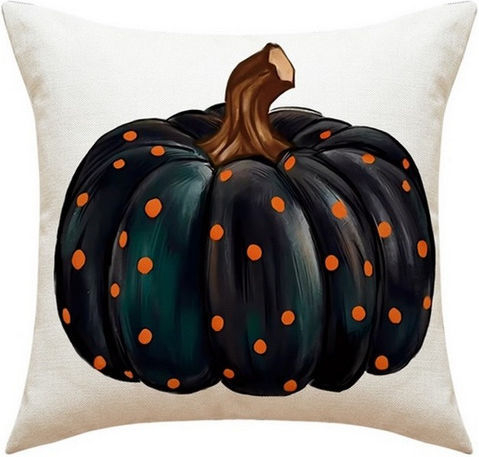 ecarla Διακοσμητική Μαξιλαροθήκη Pumpkin 45x45εκ.