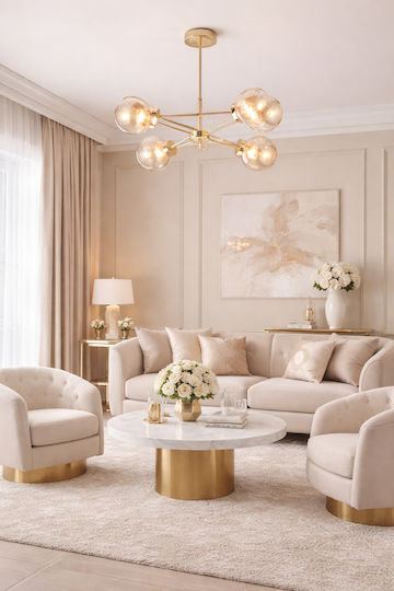 HowHomely Deckenleuchte Beige HowHomely Deckenleuchte Beige