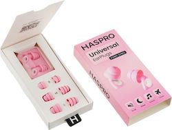 Haspro Silicone Earplugs in Pink Colour 2 Pieces Haspro Silicone Earplugs in Pink Colour 2 Pieces