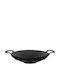 Lava Lava Wok aus Gusseisen mit Emaille Innenbeschichtung 38cm