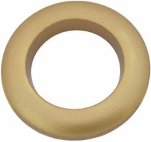 Plastic Curtain Ring Round 50mm Matte Gold