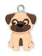 Handmade Wooden Green Keychain Charm