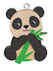 Wooden Keychain Panda Wooden Keyring K1957 Global Journey Gifts 5035743019571
