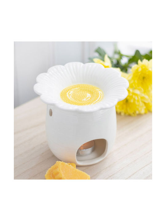 Themagi Parfumier Ceramic Alb White Daisy Ceară Topită