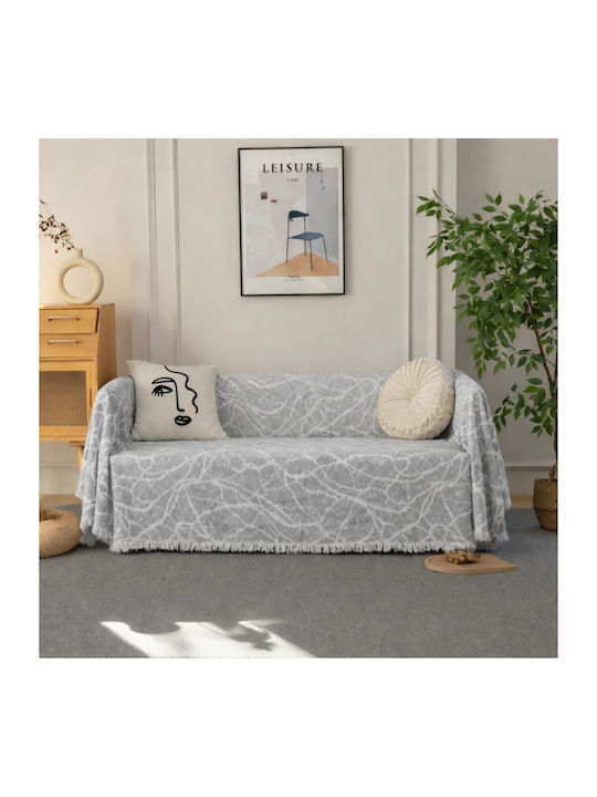 My Home Luxury Σετ Ριχτάρια 3τμχ Γκρι