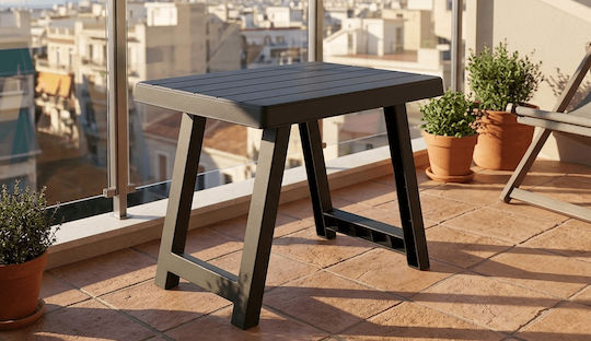 Τραπέζι Καθιστικού Πικ-Νικ Πτυσσόμενο 40x50x38 Γκρι