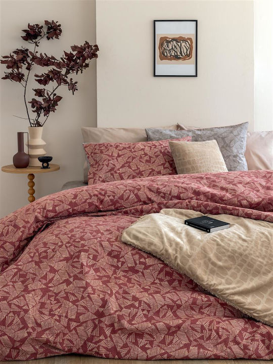 Palamaiki Set Cearceafuri de Pat Single Flanelate cu Elastic 110x200+32cm Fb0242 (3 bucăți)