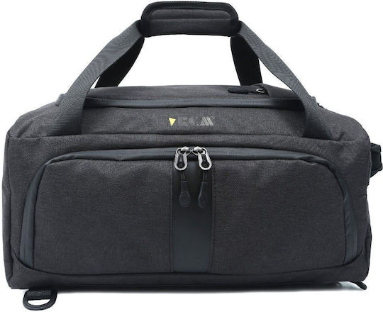 RCM Sak Voyage Back 25l Black Fabric L40xW20xH30cm