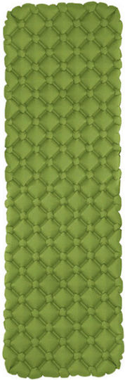 Alpin Single Camping Sleeping Mat 195x58cm 5cm Thick Green