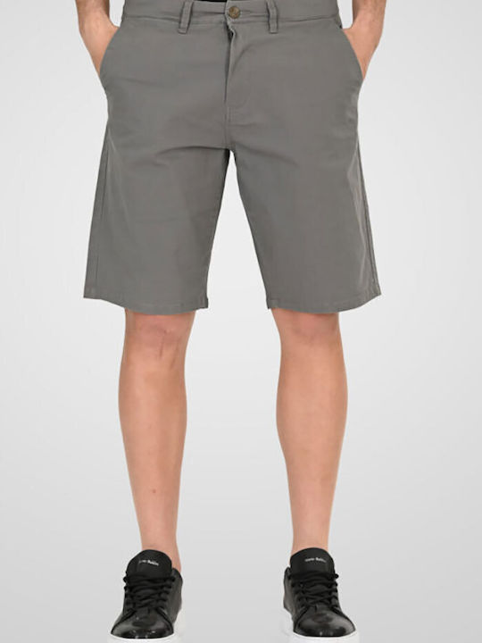Pantaloni Scurți Bărbați Chino Gri