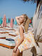 Secret Love Yellow Beach Bag