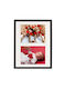 BD art Multi 2-Position Wooden Picture Frame With Black Frame