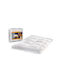AMW Πάπλωμα Μονό με Γέμιση Microfiber 140x200εκ. 100