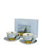 Set Tassen Kaffee aus Porzellan 270ml 2Stücke
