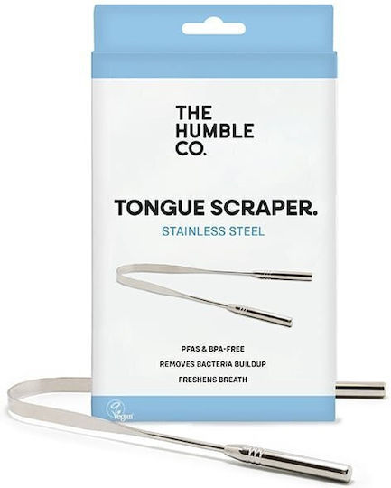 Humble Co Stainless Steel Tongue Scraper Καθαριστής Γλώσσας Ανοξείδωτο Ατσάλι 1τεμ