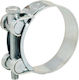 Silver Screw Clamp Band Din3017 Diameter 60mm-63mm X5 Pcs