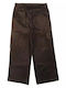 Kinderhose Stoff Braun
