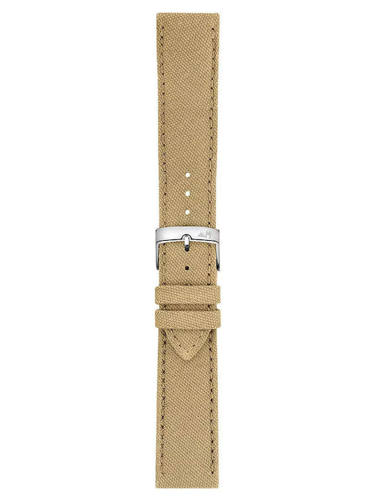 Morellato Δερμάτινο Λουράκι Χακί 18mm