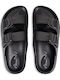 Flip Flops in Sandal Style in Black Colour