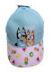 Bluey Kinderhut Stoff Türkis