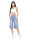 Damen Bermudas Jeans Blau